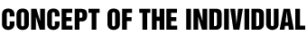 Concept of the Individual